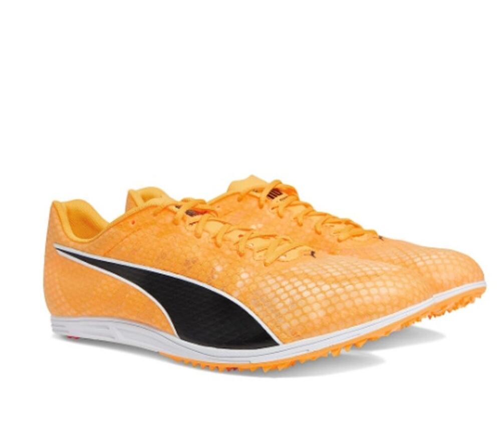 Puma Men's EvoSpeed Distance 11 Running Shoe Size 9.5 Orange Black Track NIB